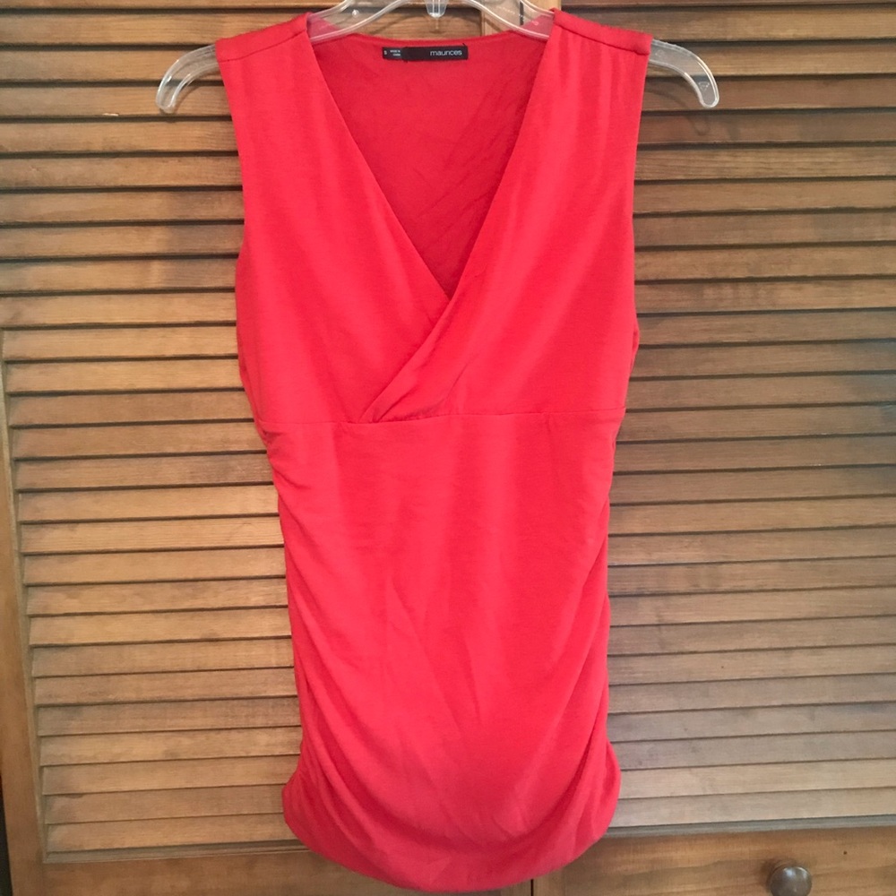 Red Maurices Sleeveless Top